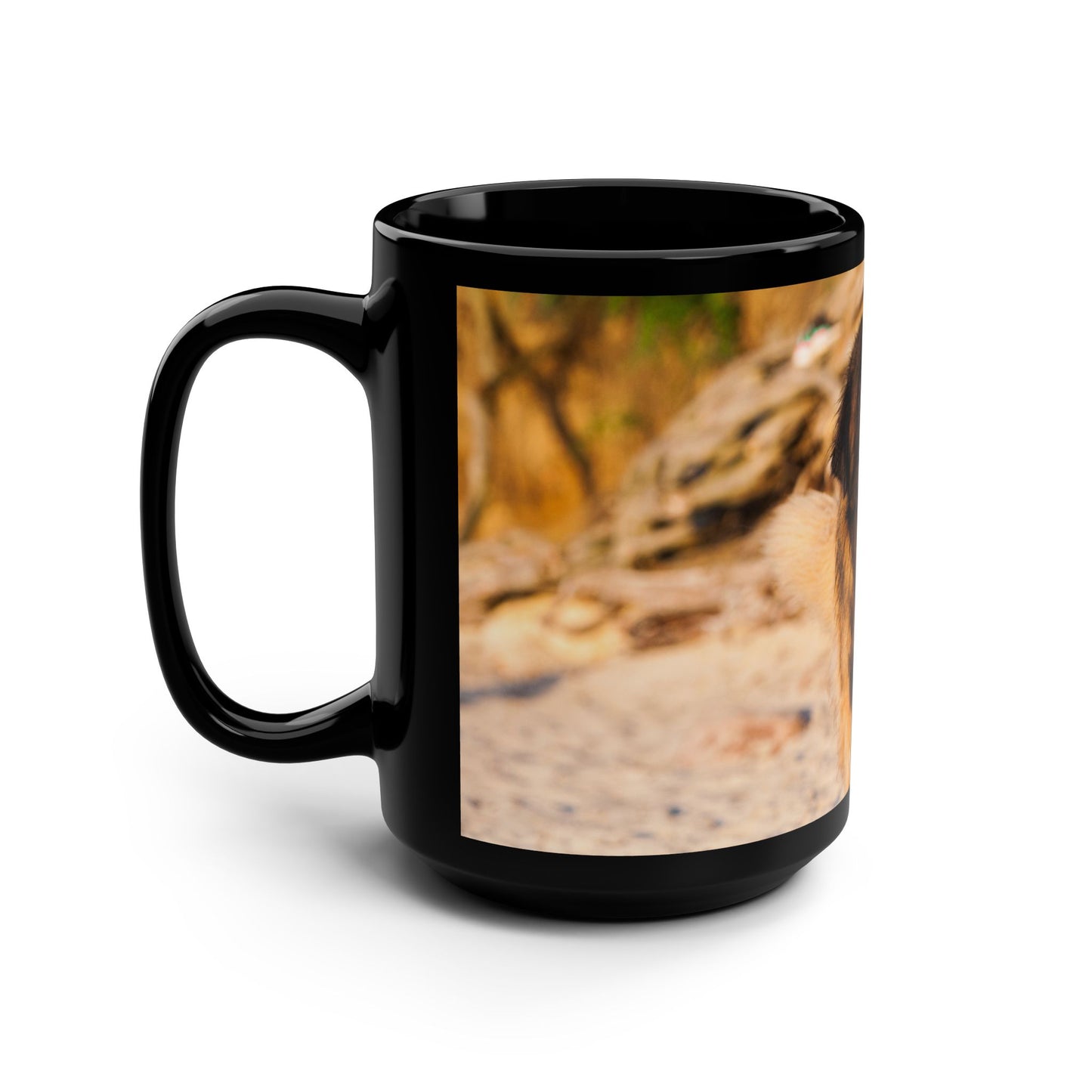 León Dog Lover's Black Mug | 15 oz | Perfect for Gifts, Home Decor, Coffee, Tea, Pet Owners, Birthdays