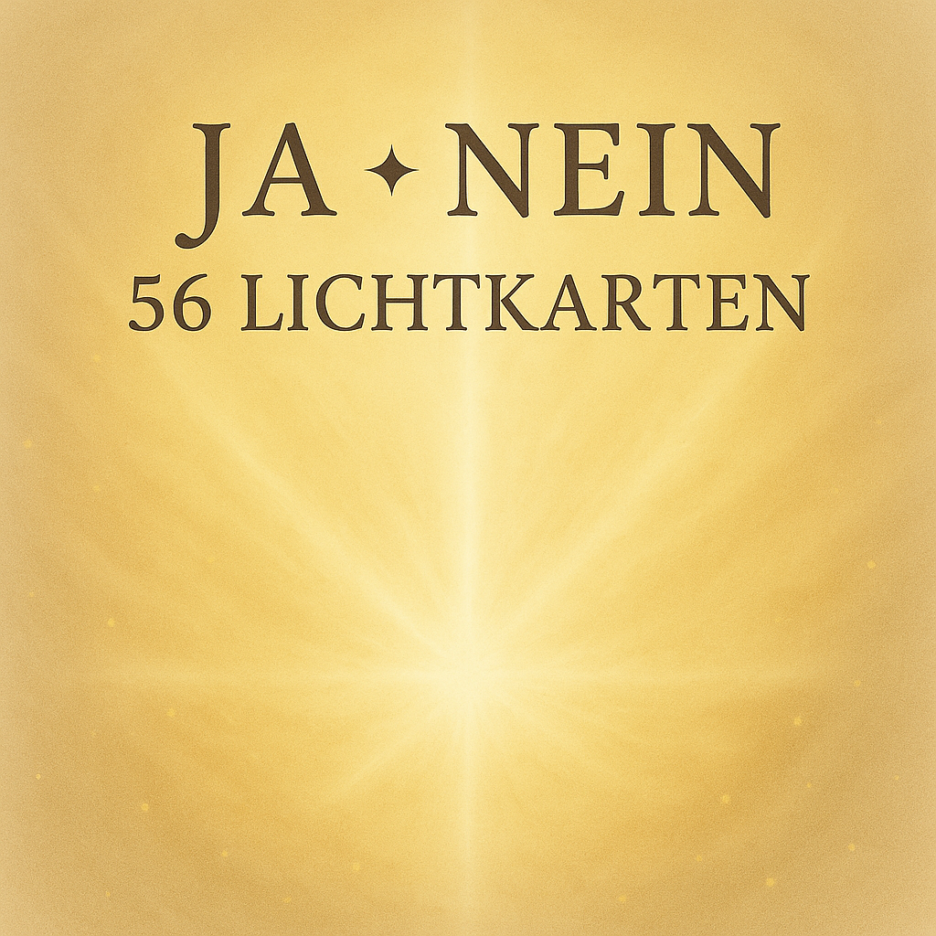 Kartenset: Stimme des Lichts ☀️🌞☀️ 56 Karten für klare Antworten und Seelenführung
von Bilyana Christalles
