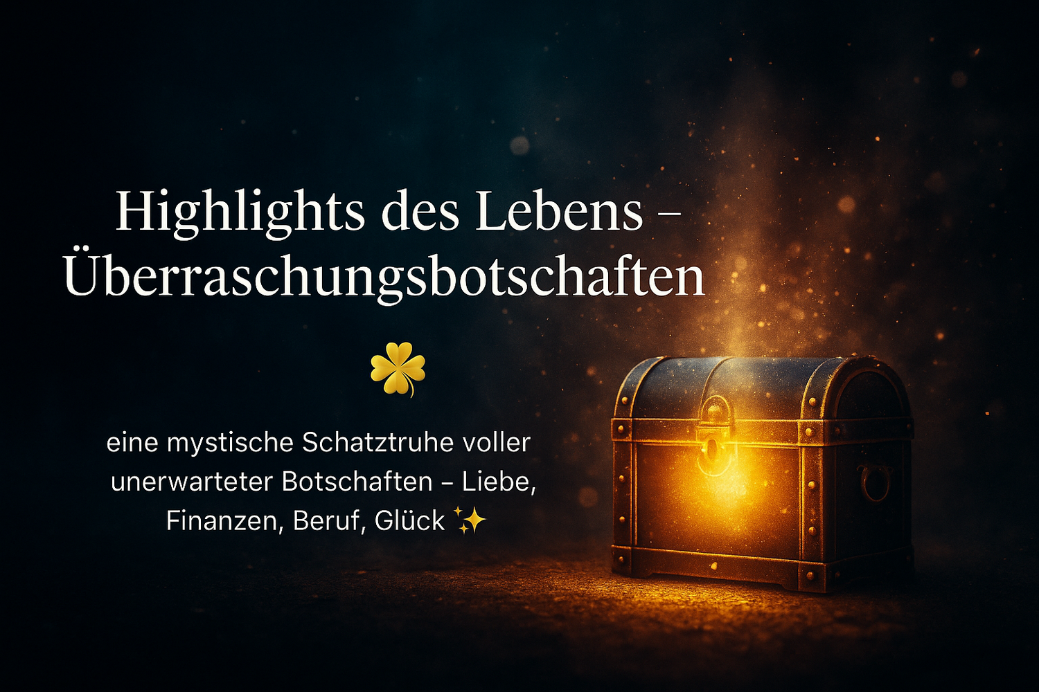 Highlights des Lebens – Überraschungsbotschaften vom Universum