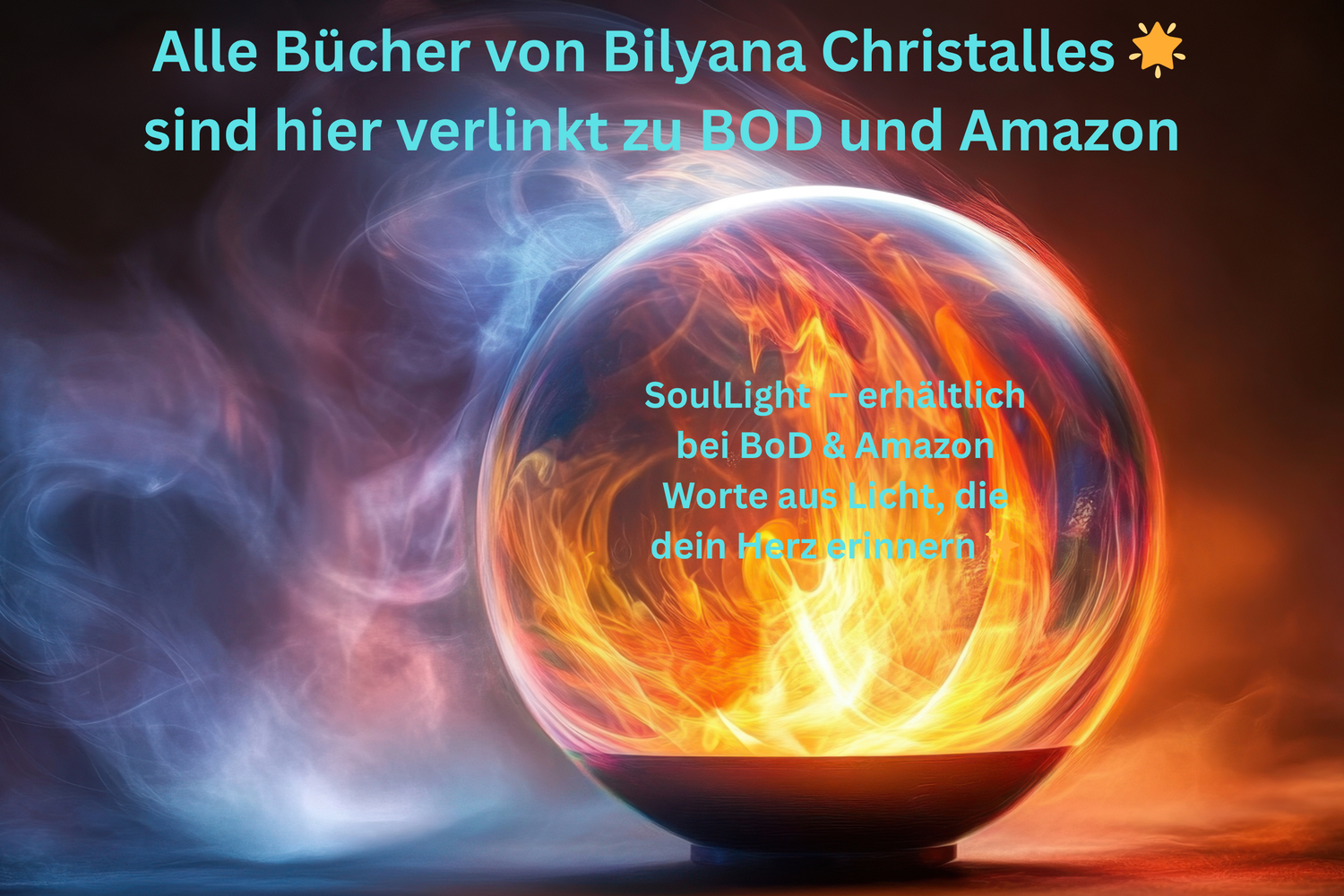 SoulLight Books – Die Lichtbibliothek von Bilyana Christalles🎄 erhältlich bei BOD& Amazon 🎅