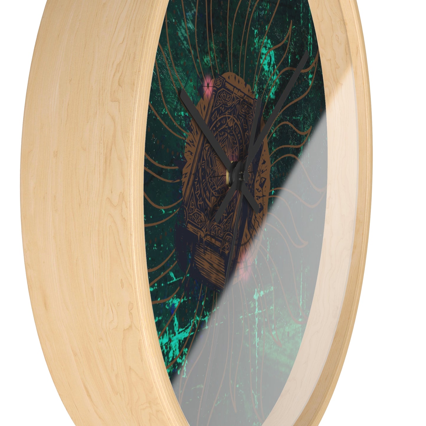 Premium Clock Wanduhr Soullighttempel Bilyana Christalles
