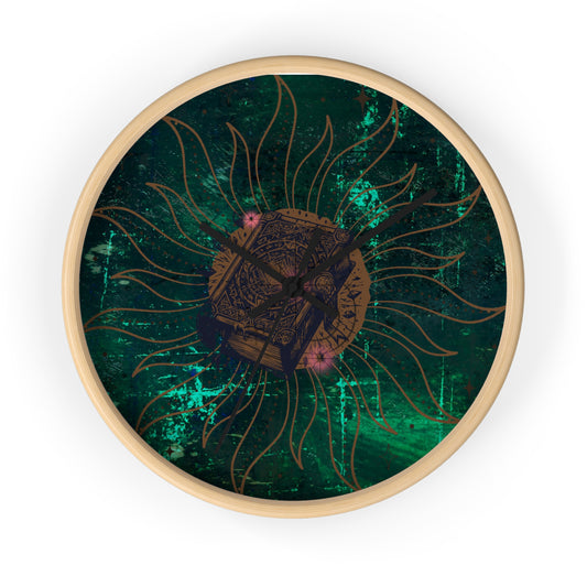 Premium Clock Wanduhr Soullighttempel Bilyana Christalles