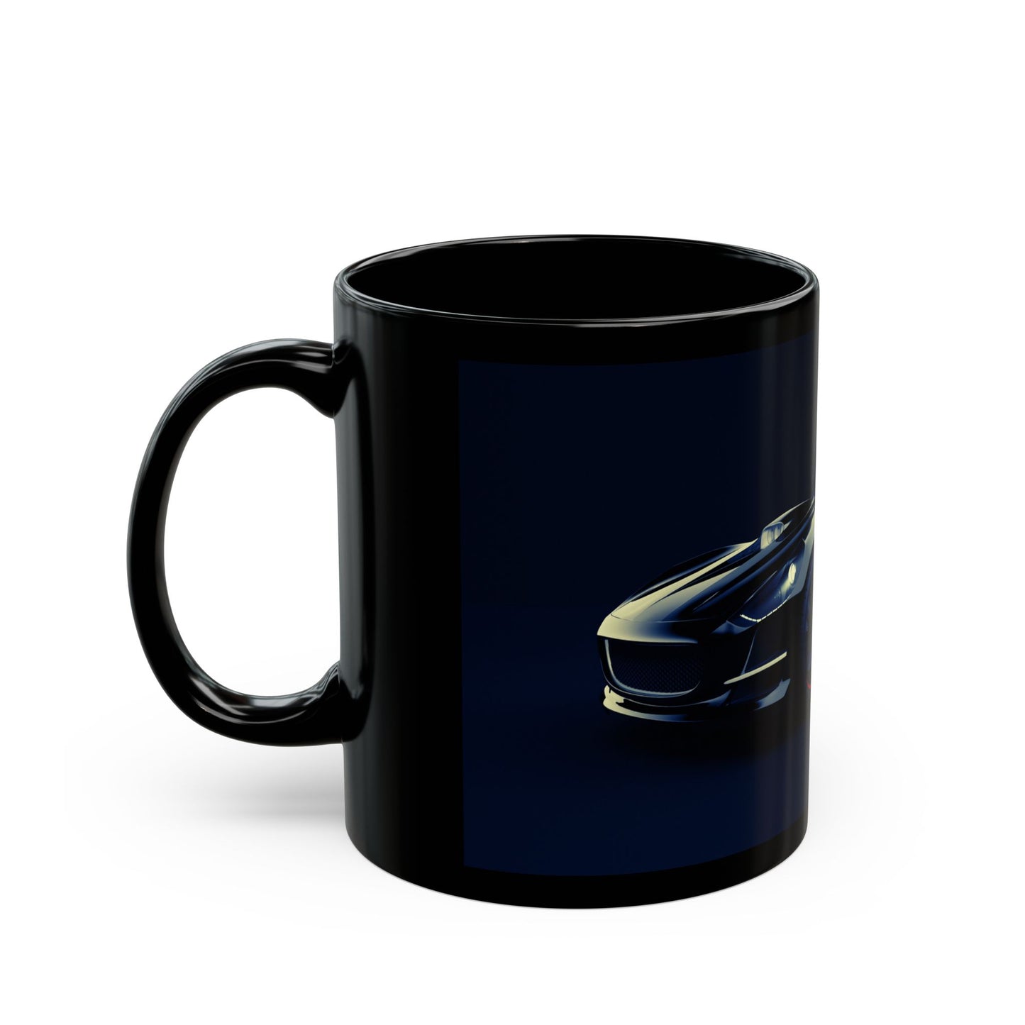 Stylish Car-Themed Black Mug | Perfect Gift for Auto Enthusiasts, Coffee Lovers, Father's Day, Birthdays, Office Decor