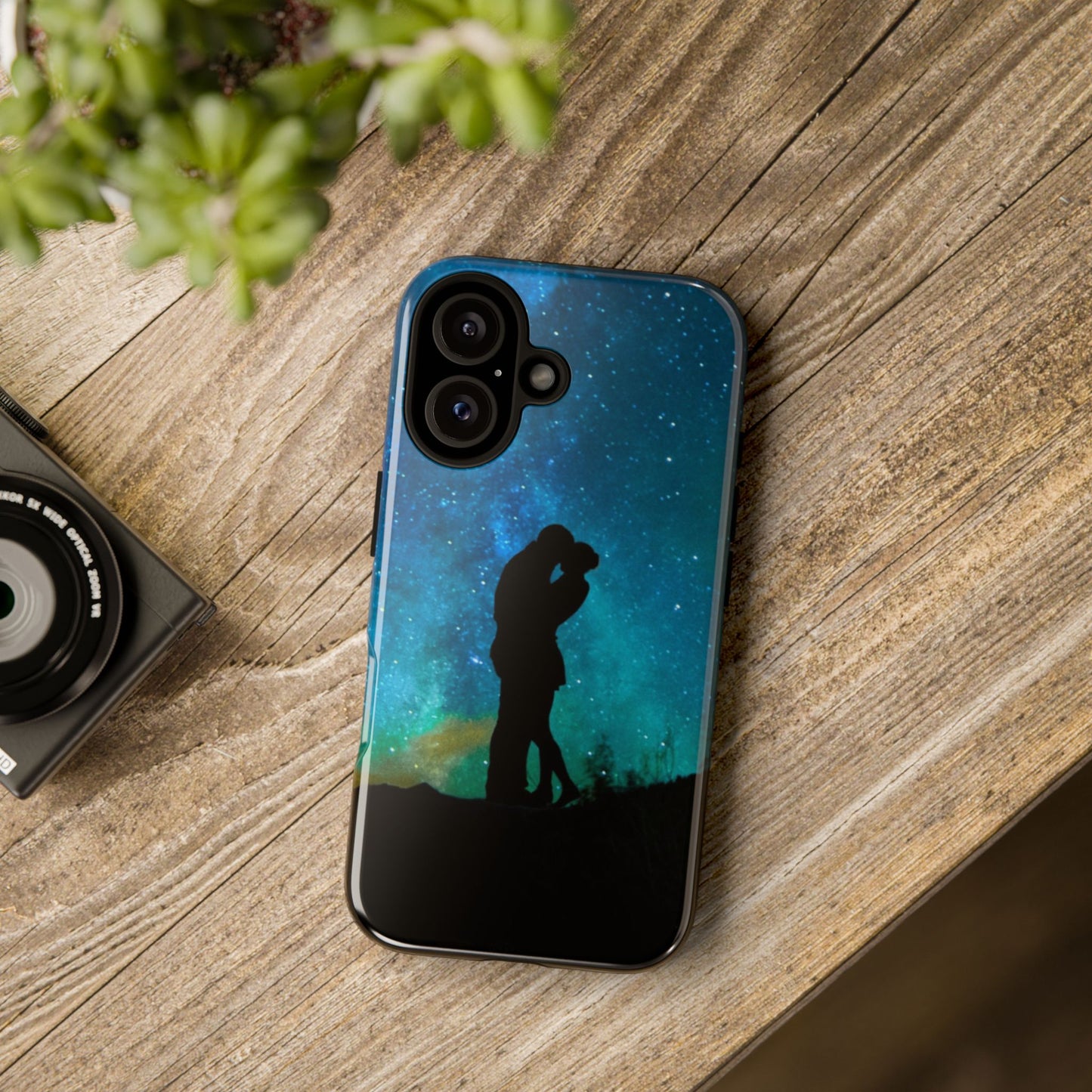 Starry Night Phone Case - Tough Cases for Couples, Galaxy Lover Gift, Astrophotography Accessory, Night Sky Design