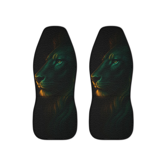 Majestic Lion Car Seat Covers - Stylish Automotive Accessories for Animal Lovers