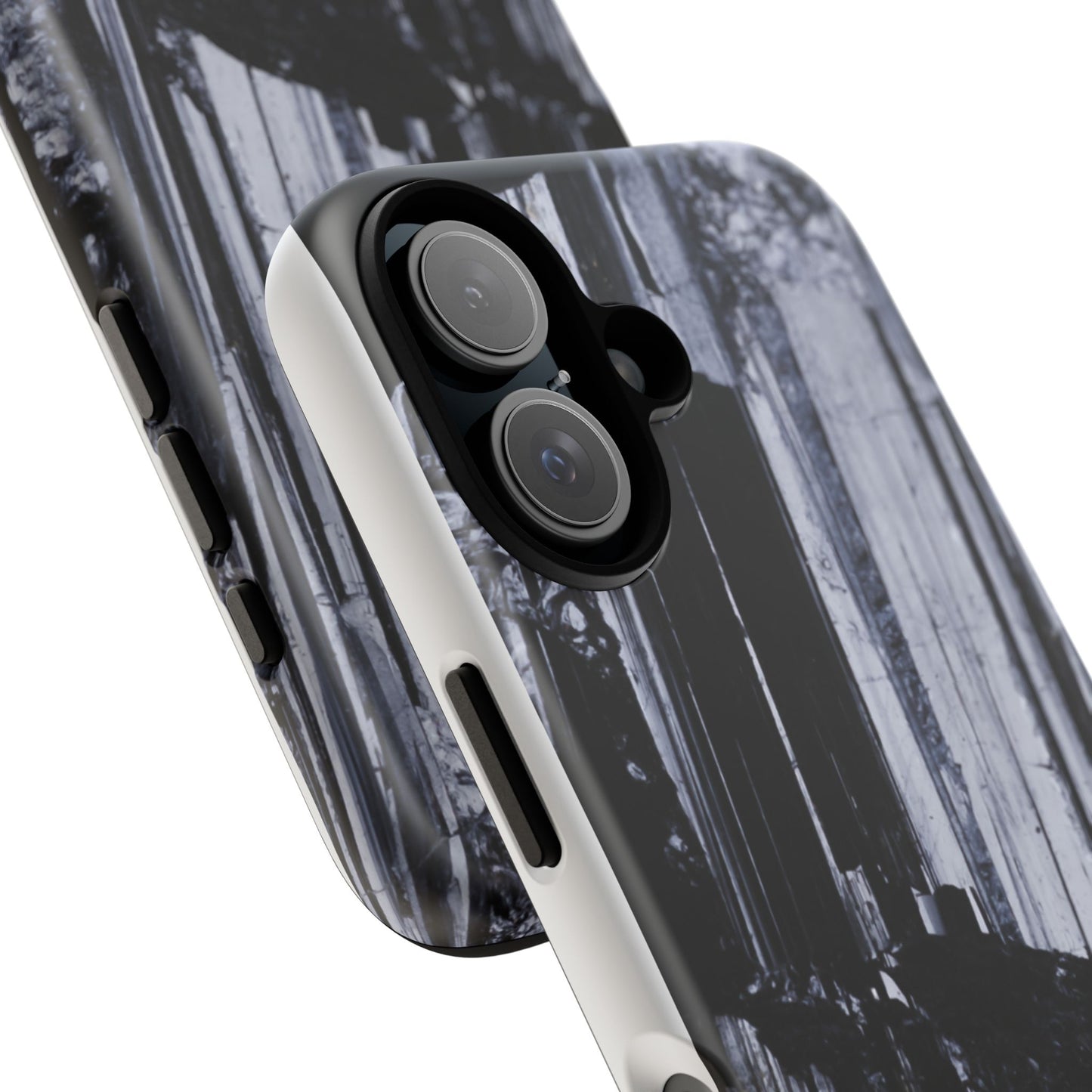 Black Crystal Phone Cases, Tough Phone Case, Protective Cover, Modern Design, Phone Accessory