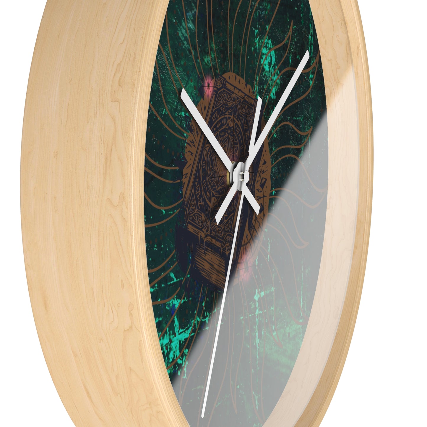Premium Clock Wanduhr Soullighttempel Bilyana Christalles