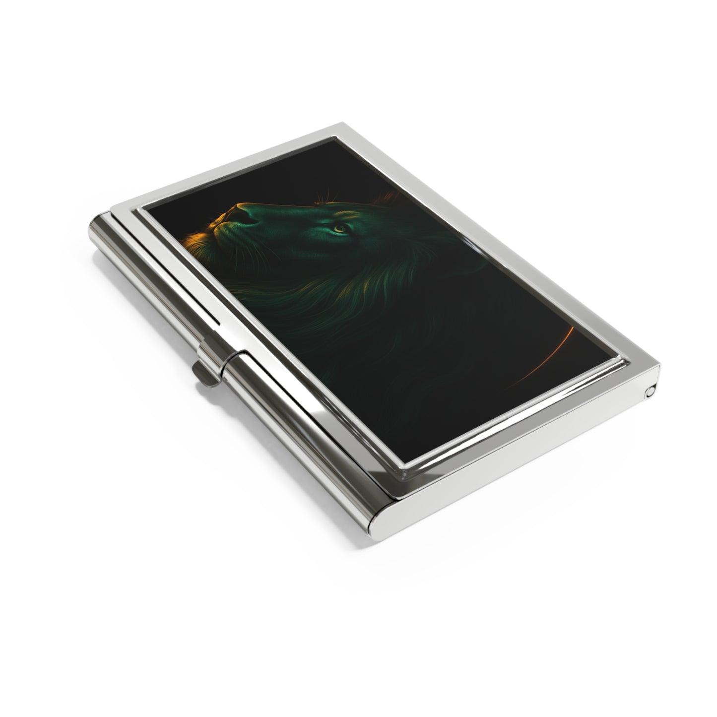 Elegant Lion Business Card Holder