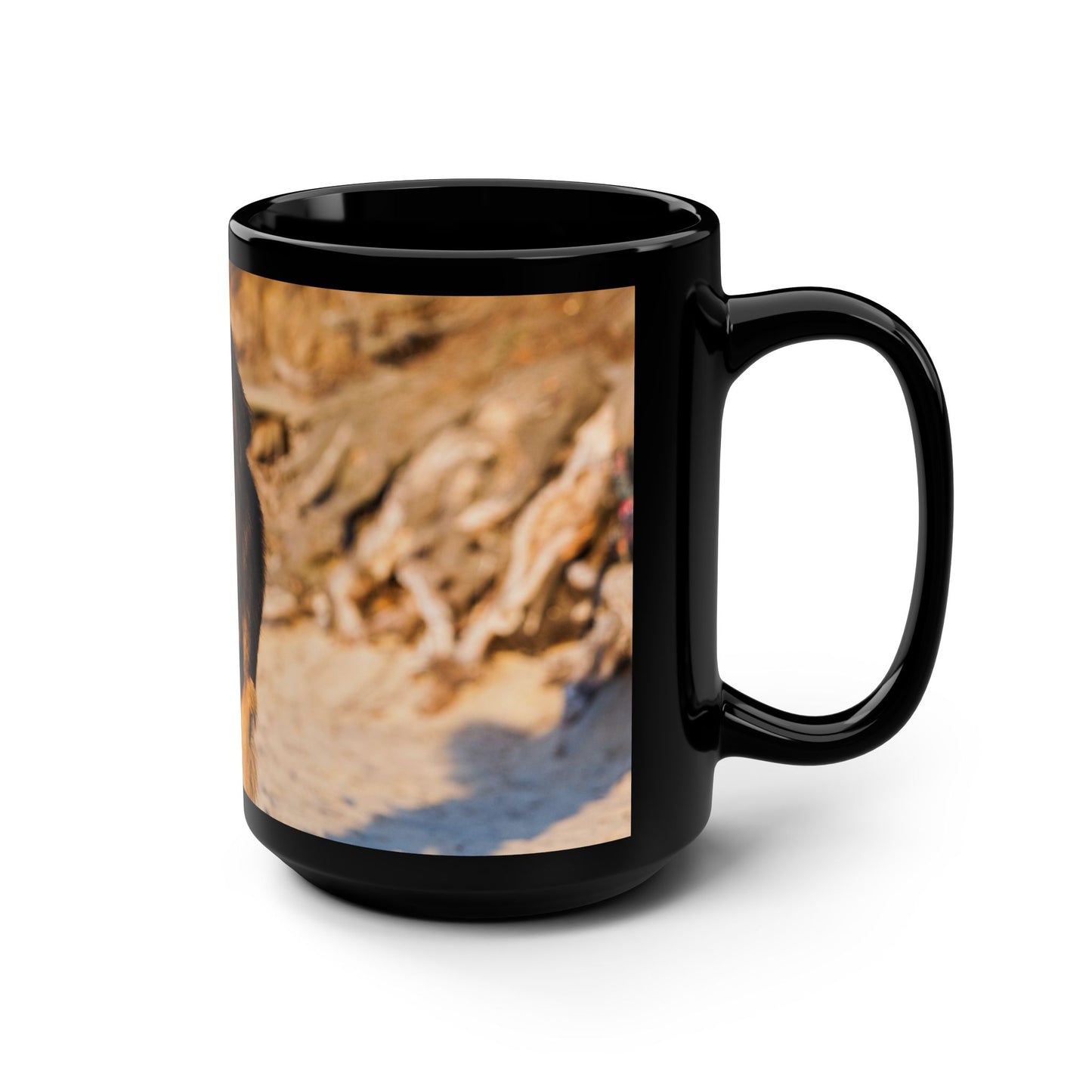 León Dog Lover's Black Mug | 15 oz | Perfect for Gifts, Home Decor, Coffee, Tea, Pet Owners, Birthdays