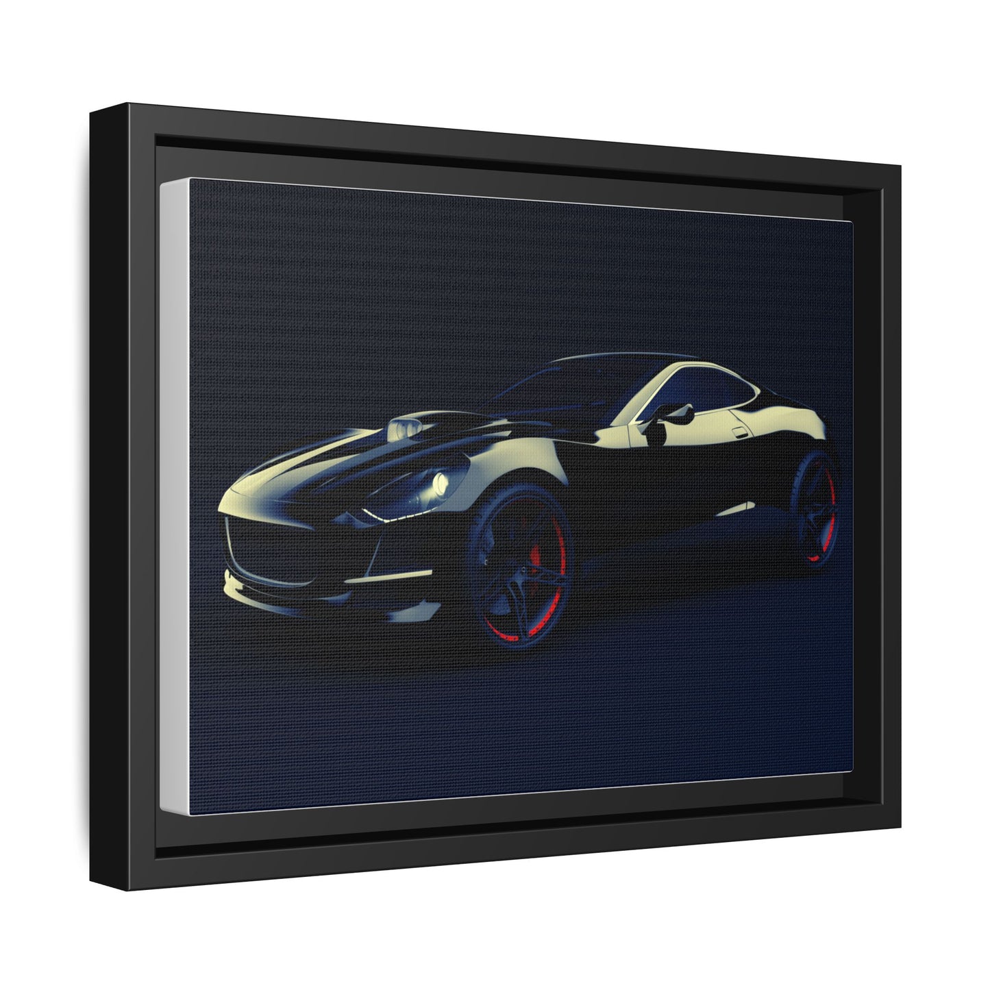 Framed Car Art Print, Modern Wall Decor for Auto Enthusiasts, Canvas Art, Gift for Car Lovers, Home Decor