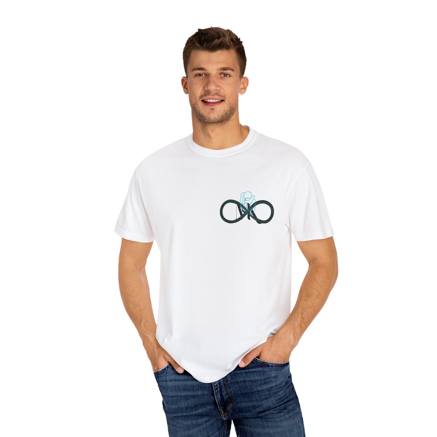 Timeless Infinity Graphic T-Shirt, Casual Wear, Unisex Tee, Ideal Gift for All Occasions, Fashion Statement, Relaxed Fit