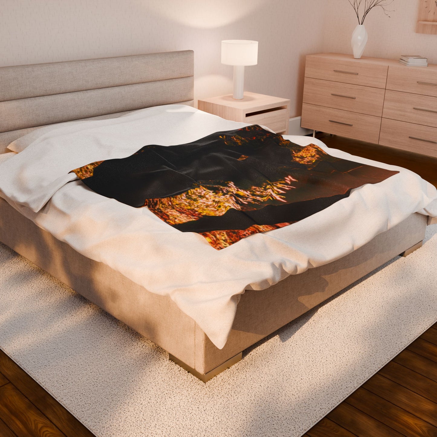 Cozy Velveteen Blanket for Warmth and Comfort, Perfect for Home, Gifts, Snuggling, Self-Care, Anniversary, or Winter Nights