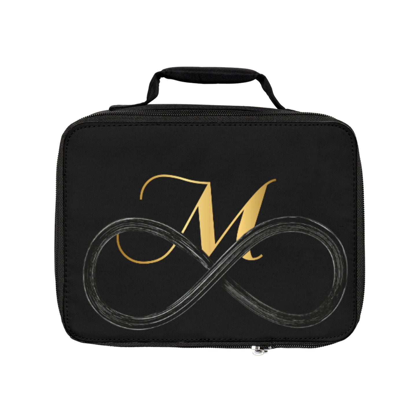 Elegant Monogrammed Lunch Bag with Infinity Design