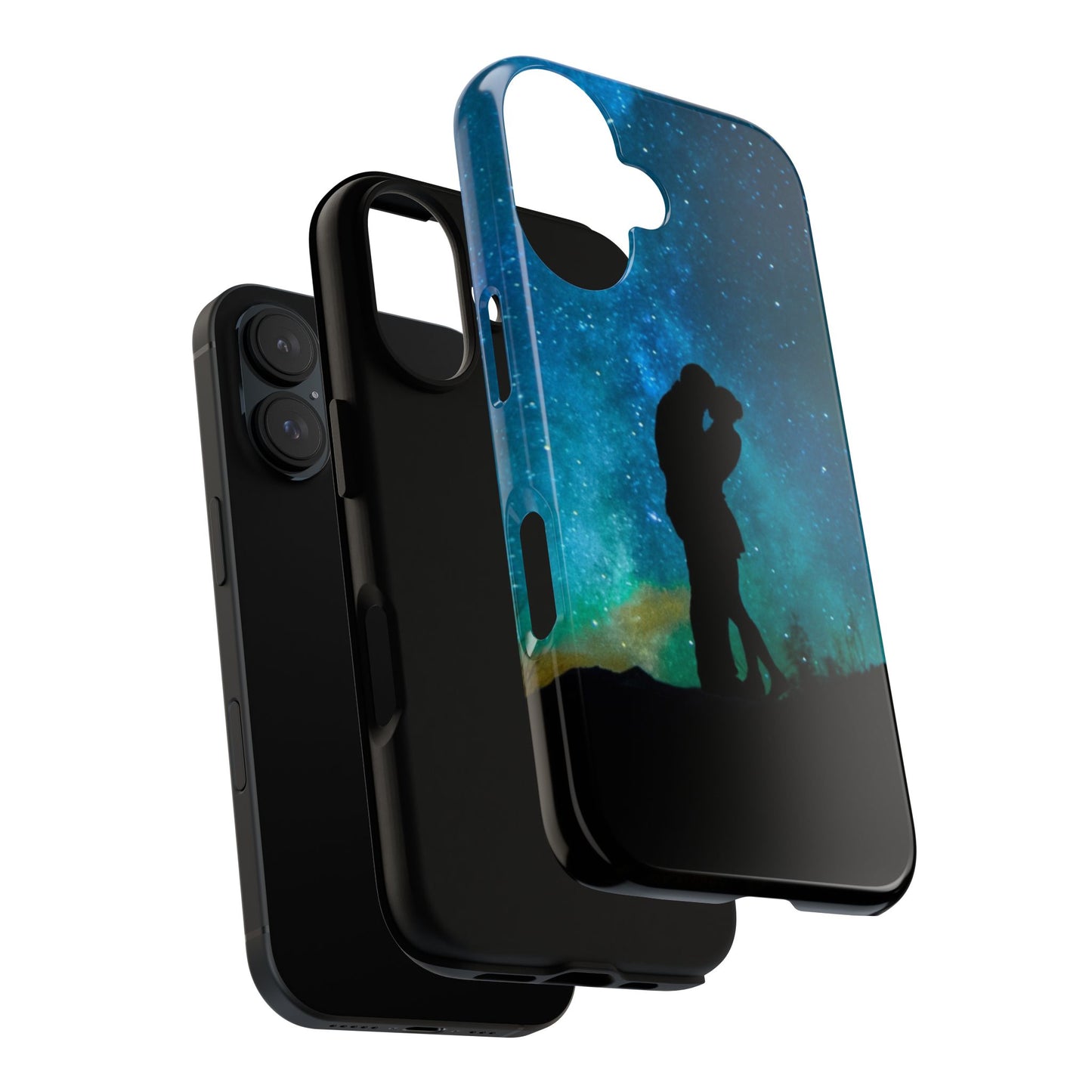 Starry Night Phone Case - Tough Cases for Couples, Galaxy Lover Gift, Astrophotography Accessory, Night Sky Design