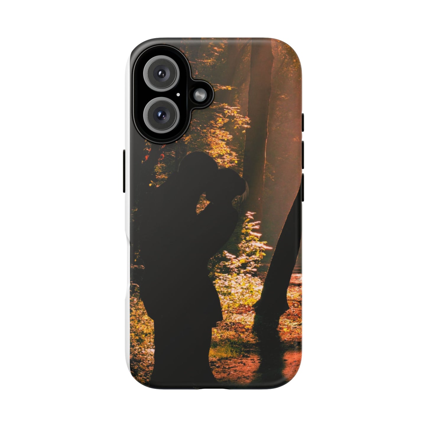 Silhouette Love Phone Case - Tough Cases for Couples, Gift for Anniversary, Unique Phone Cover, Romantic Tech Accessory, Compatible [...]
