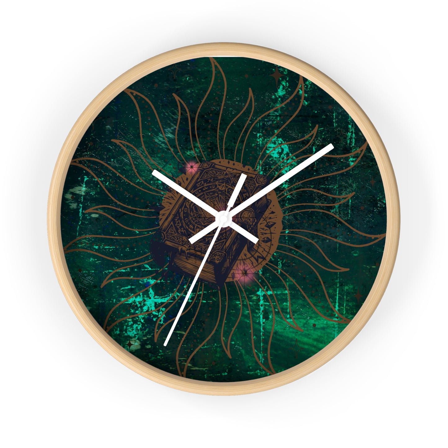 Premium Clock Wanduhr Soullighttempel Bilyana Christalles