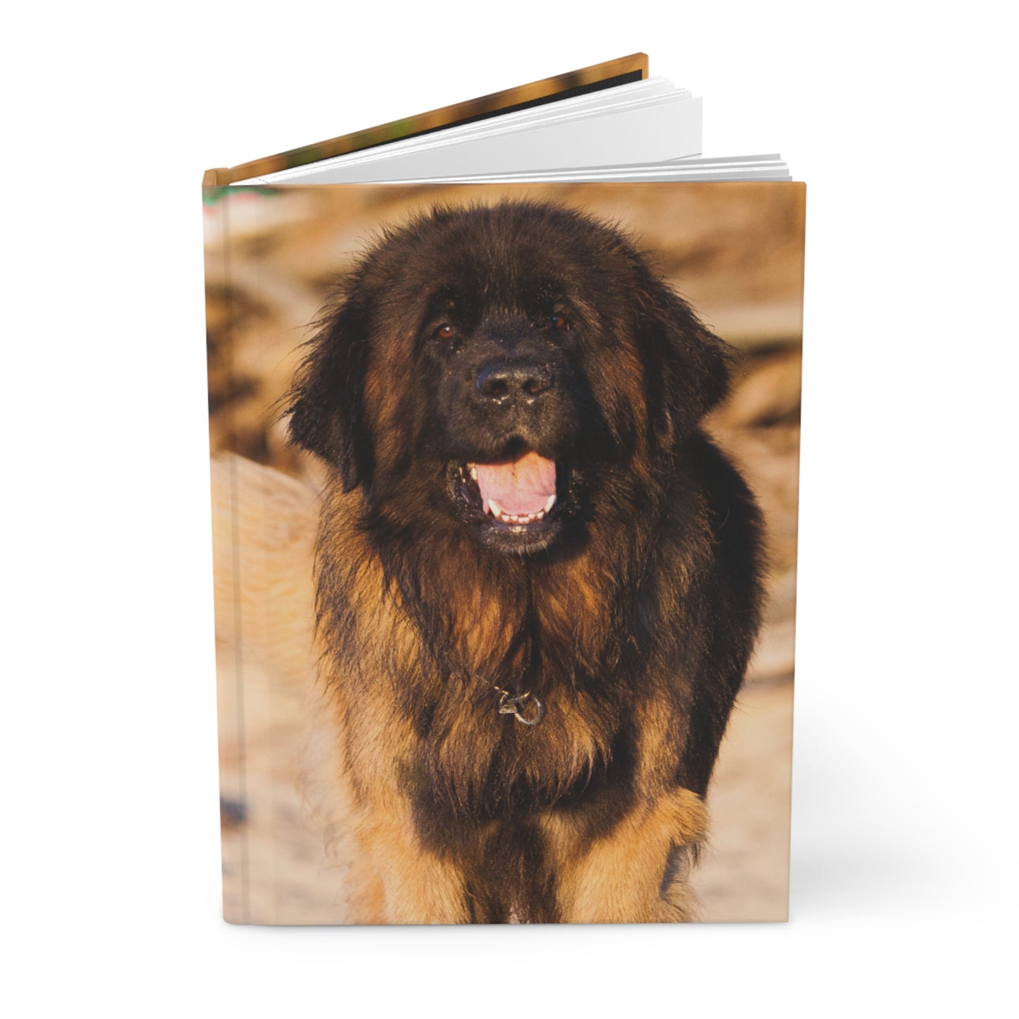León de Montaña Hardcover Journal - Pet Lover's Gift, Dog Journal, Study Notebook, Cute Dog Art, Inspirational Writing
