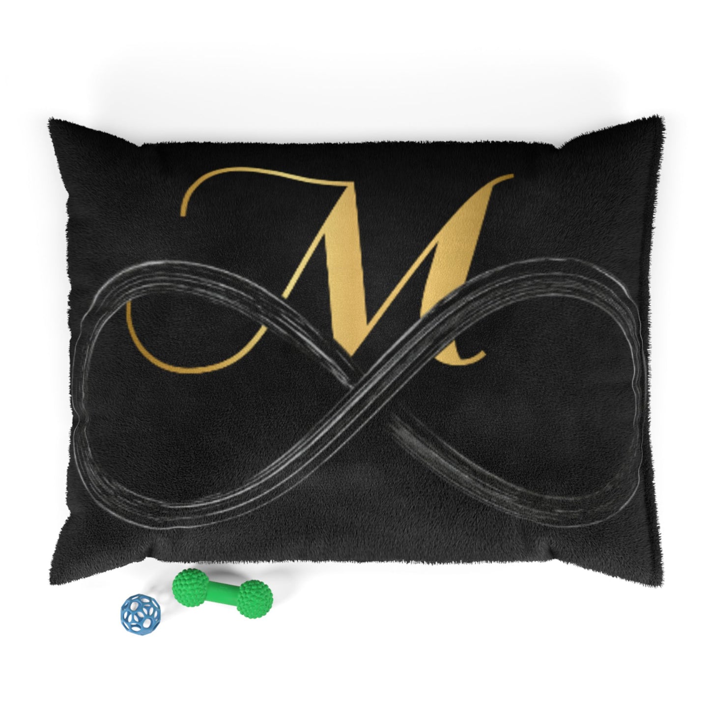 Personalized Luxury Pet Bed with Infinity Design