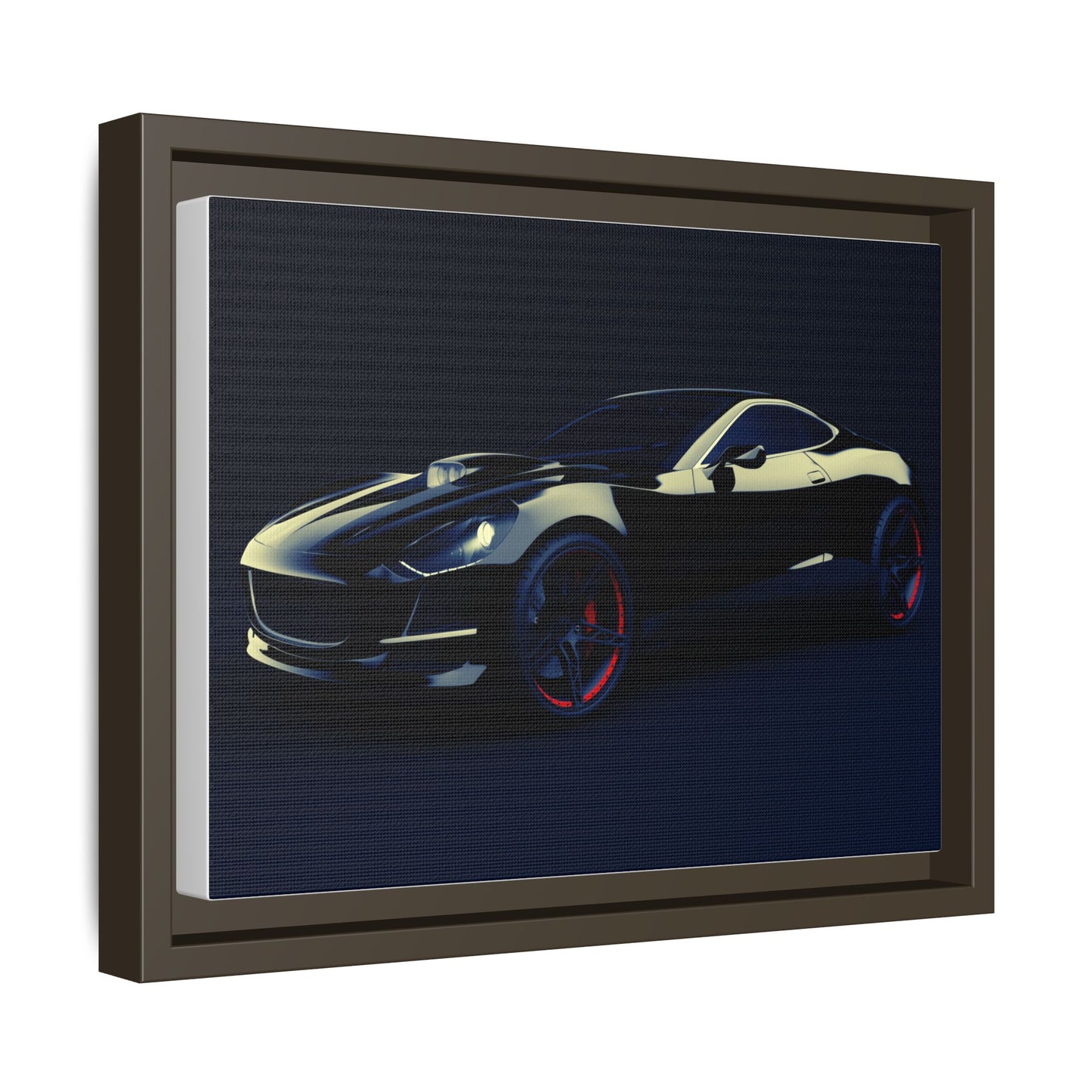 Framed Car Art Print, Modern Wall Decor for Auto Enthusiasts, Canvas Art, Gift for Car Lovers, Home Decor