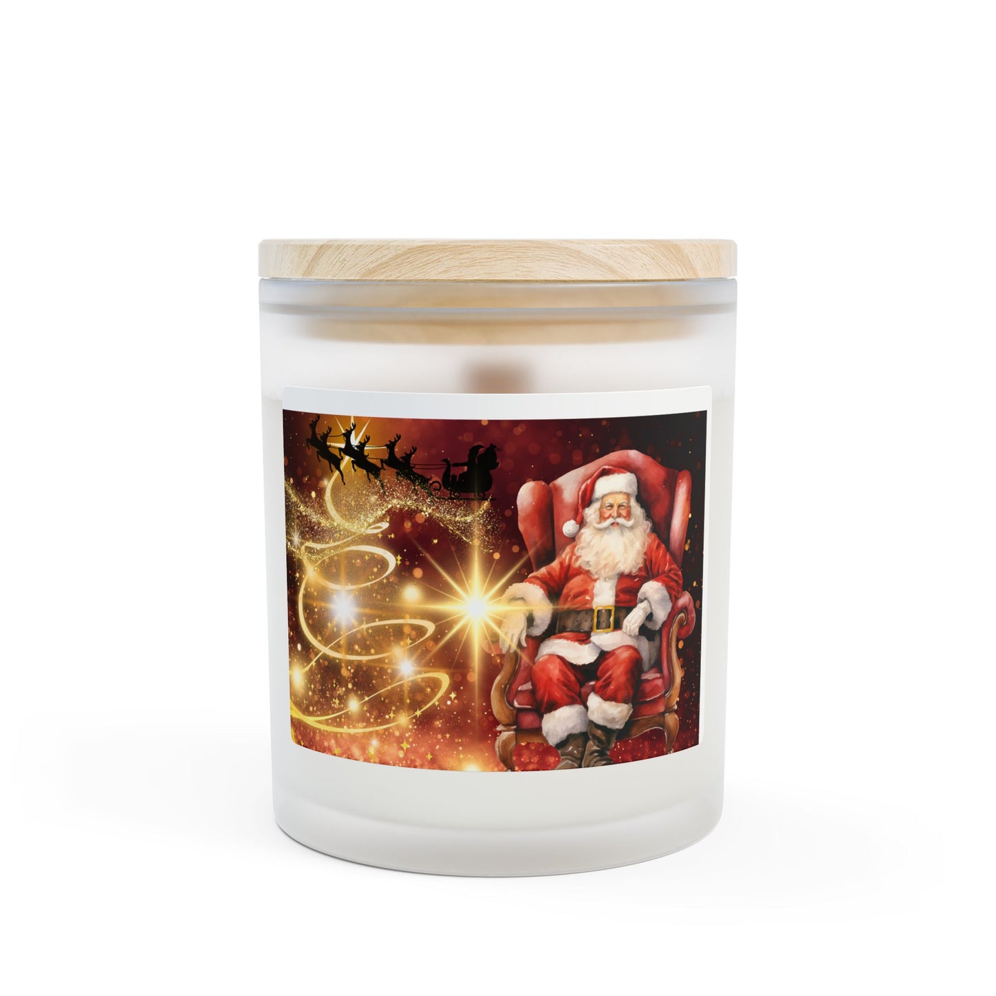 Frosted Glass Candle, 11oz