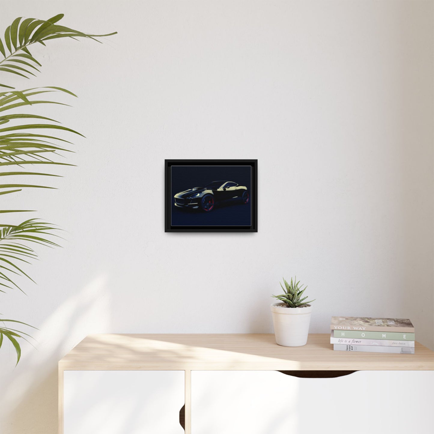 Framed Car Art Print, Modern Wall Decor for Auto Enthusiasts, Canvas Art, Gift for Car Lovers, Home Decor