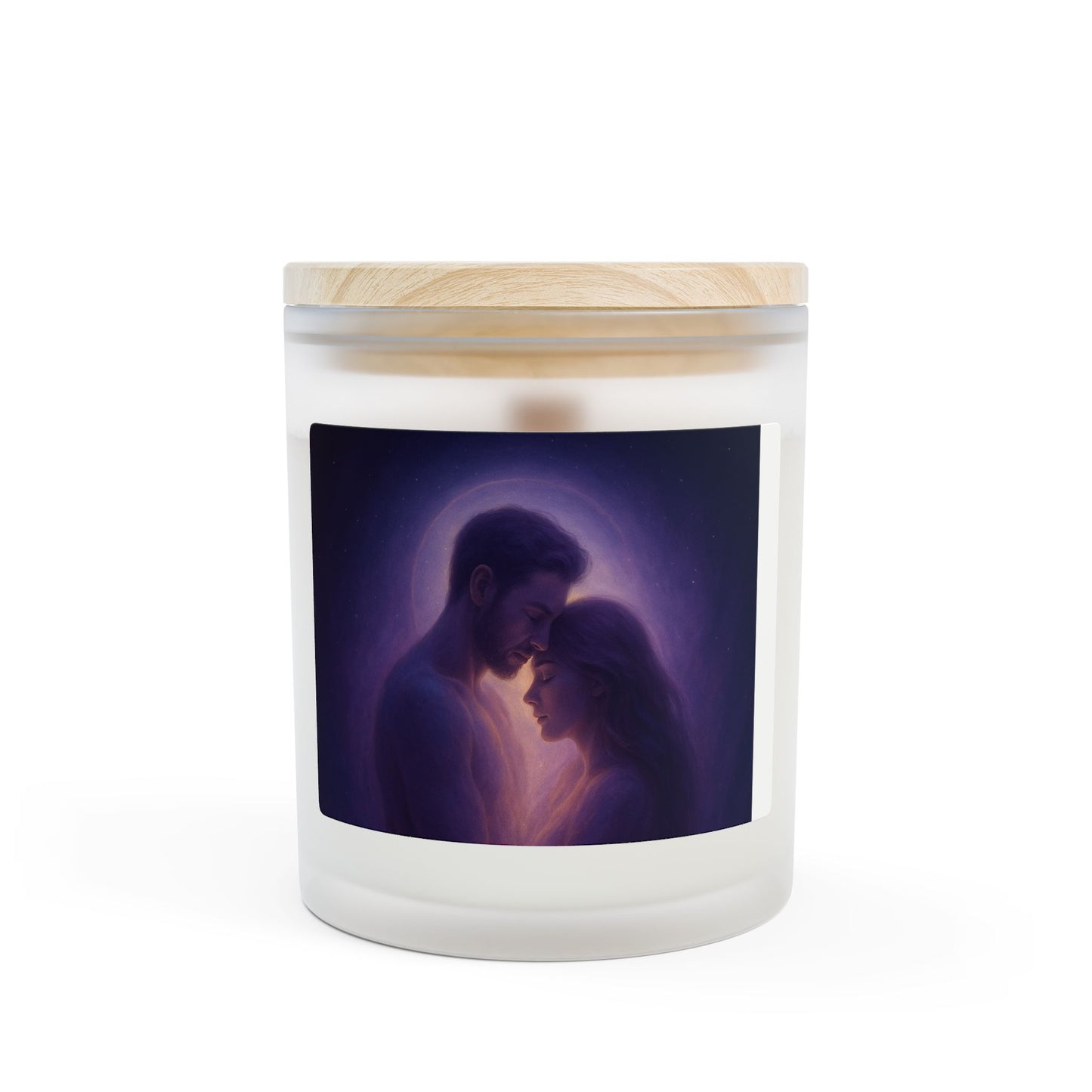 Frosted Glass Candle, 11oz