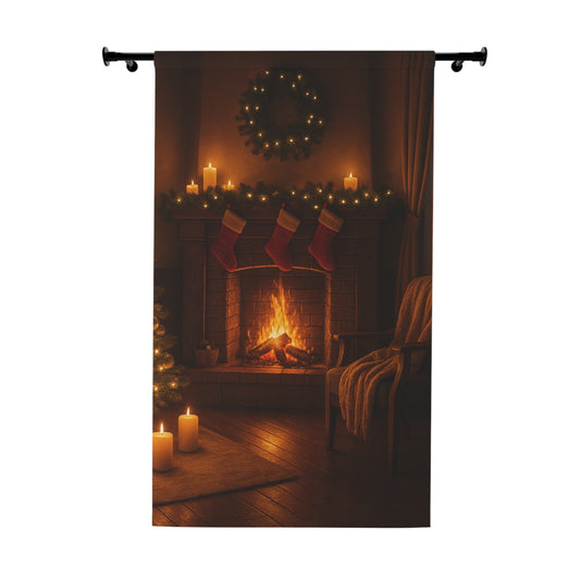 Cozy Winter Window Curtain