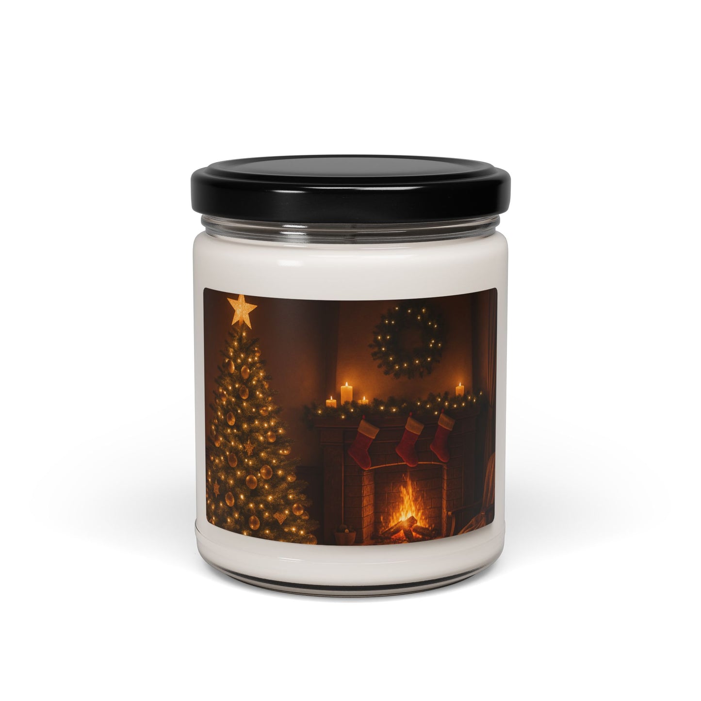 Cozy Holiday Scented Candle, Christmas Decor, Seasonal Gift, Aromatherapy Candle, Home Fragrance, Festive Ambiance