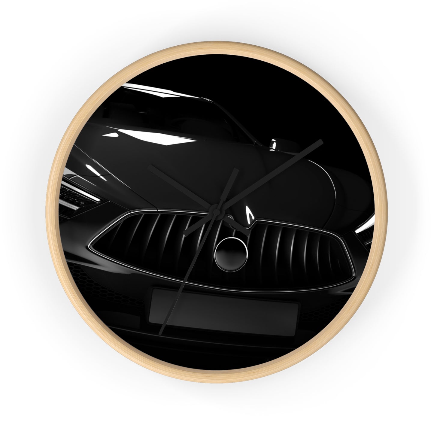 Sleek Car Wall Clock - Modern Home Decor, Automotive Gift, Office Accessory, Stylish Timepiece, Unique Wall Art