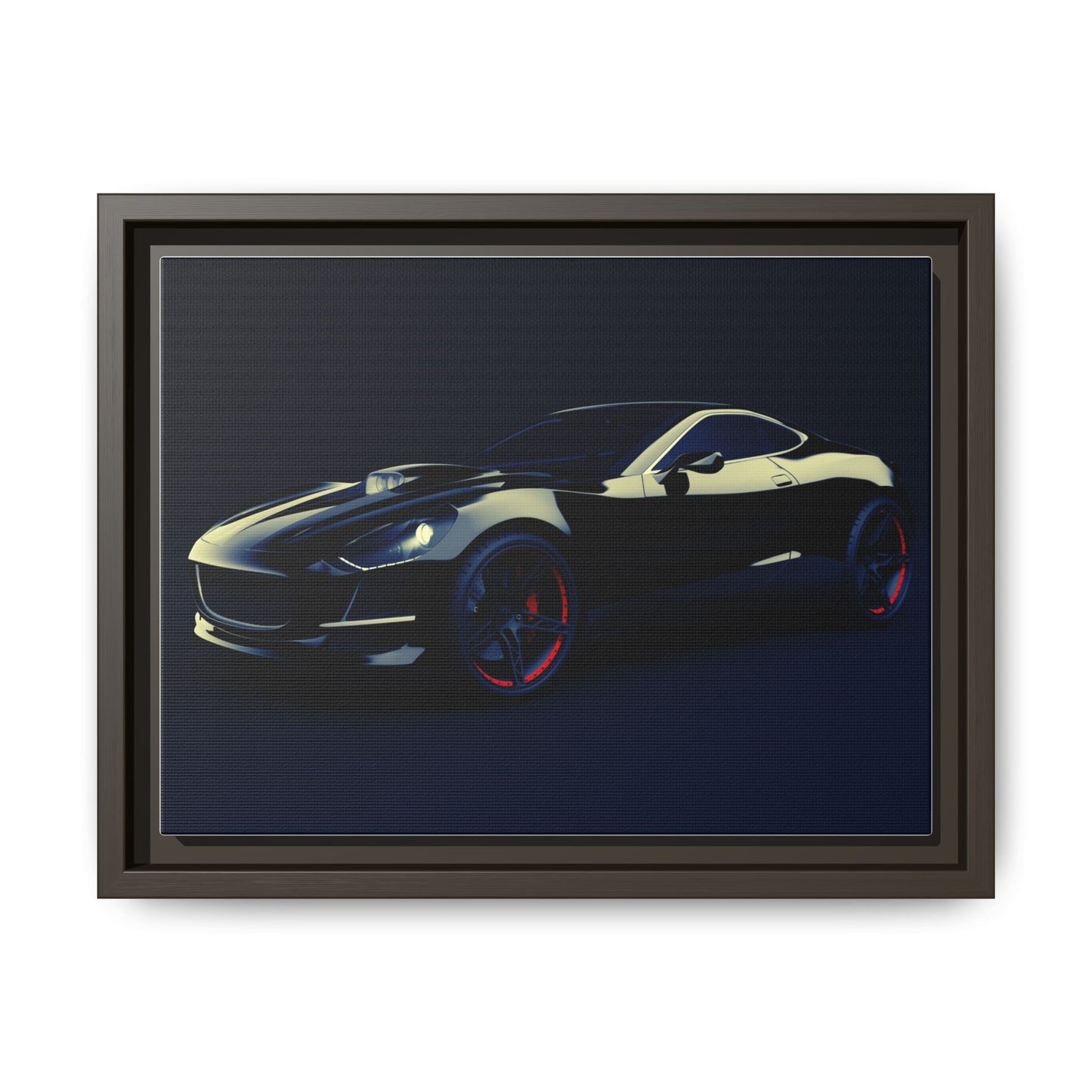 Framed Car Art Print, Modern Wall Decor for Auto Enthusiasts, Canvas Art, Gift for Car Lovers, Home Decor