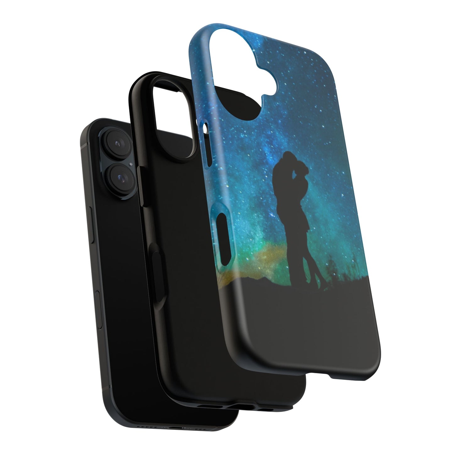 Starry Night Phone Case - Tough Cases for Couples, Galaxy Lover Gift, Astrophotography Accessory, Night Sky Design