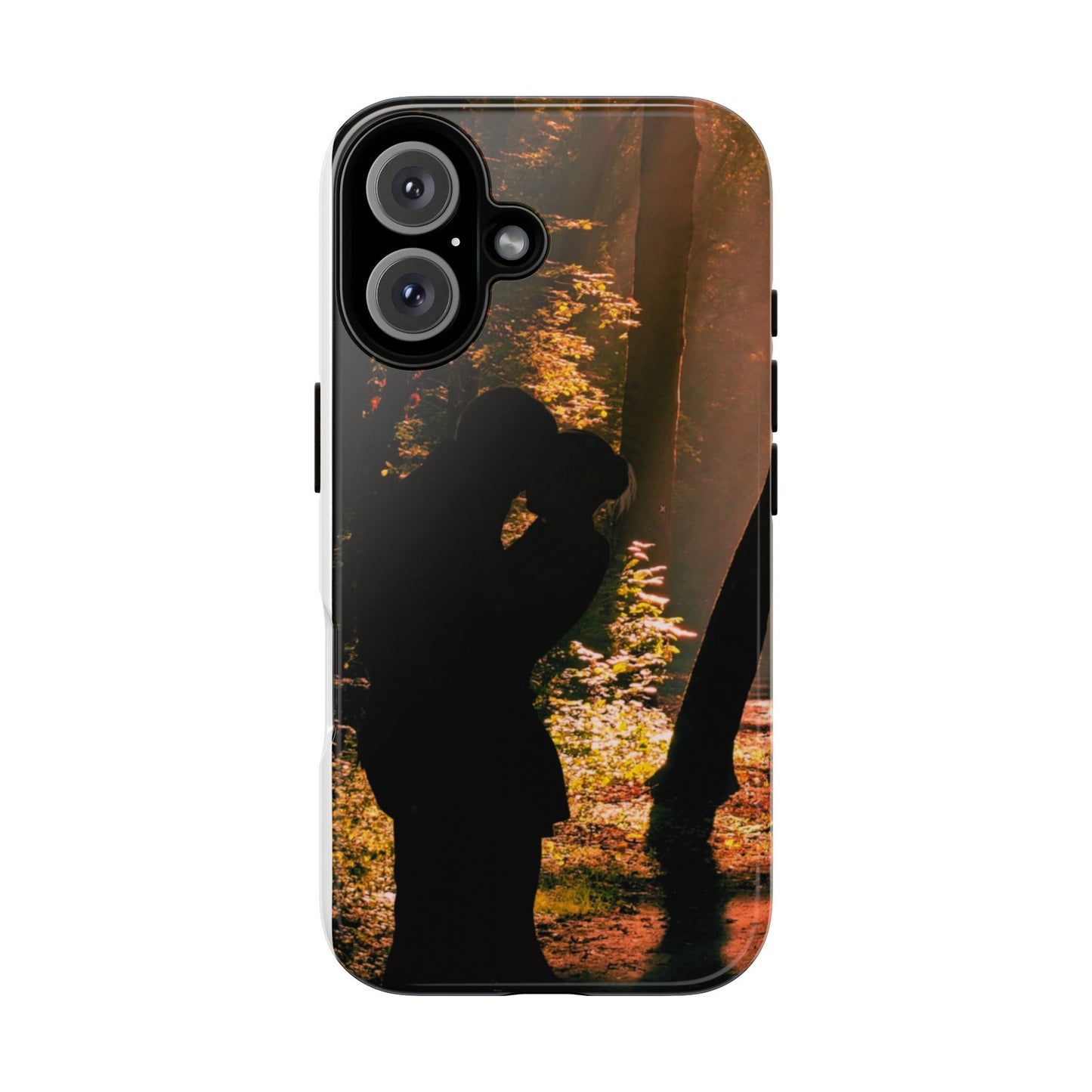 Silhouette Love Phone Case - Tough Cases for Couples, Gift for Anniversary, Unique Phone Cover, Romantic Tech Accessory, Compatible [...]