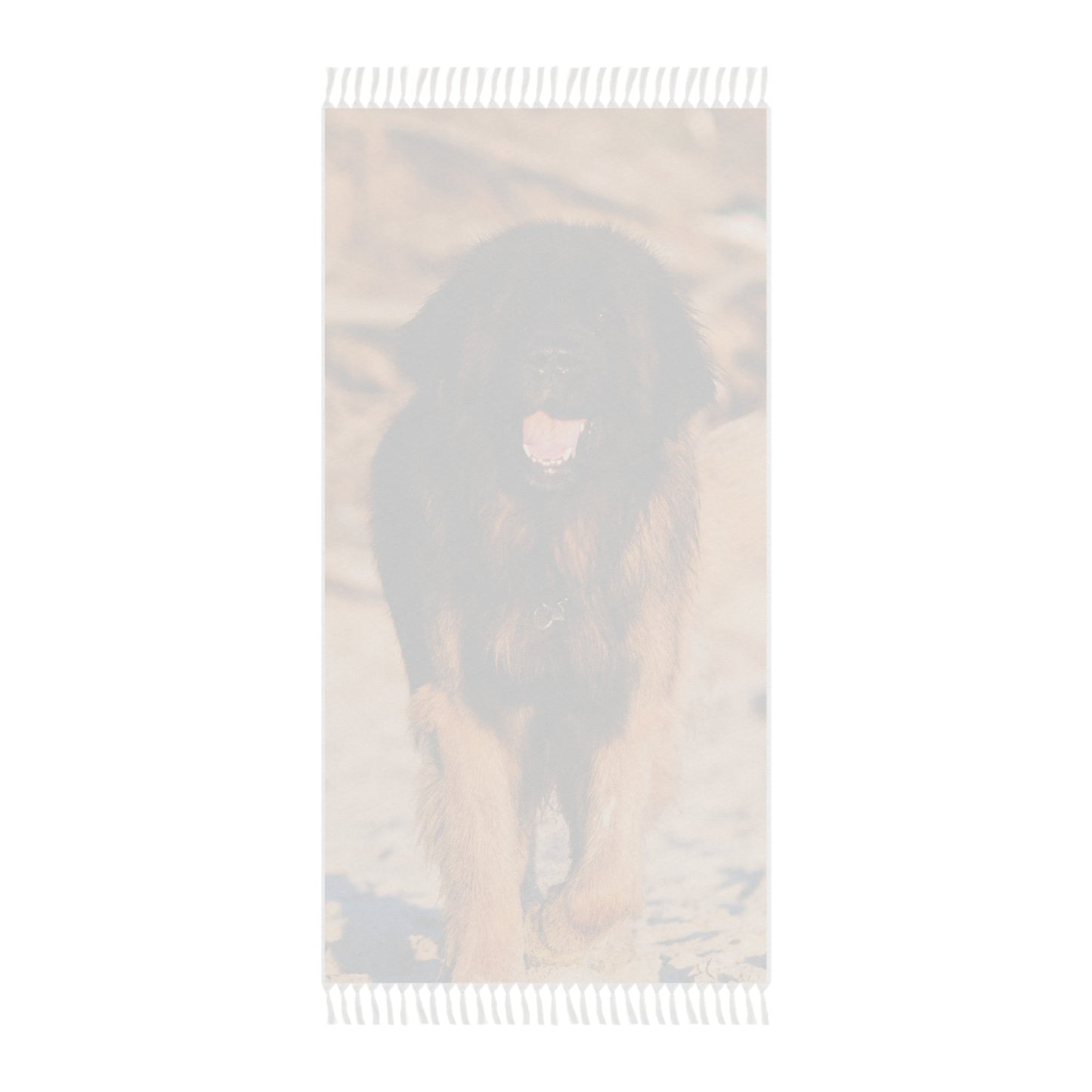 Boho Beach Towel, Ideal for Summer Days, Beach Trips, Gifts for Dog Lovers, Stylish & Functional Decor