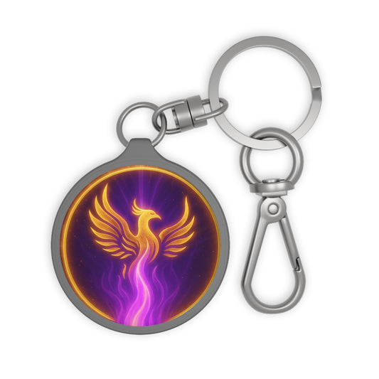Phoenix Spirit Keyring Tag - Inspirational Jewelry for Everyday Use