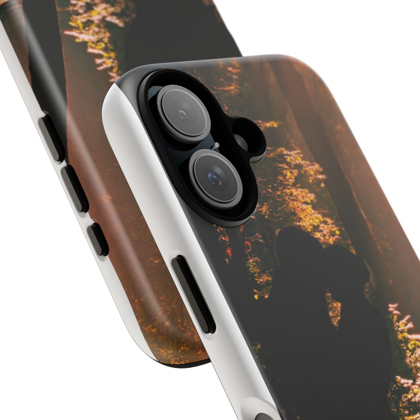Silhouette Love Phone Case - Tough Cases for Couples, Gift for Anniversary, Unique Phone Cover, Romantic Tech Accessory, Compatible [...]
