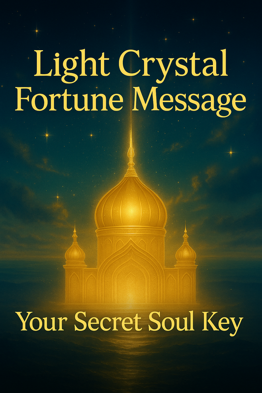 ✨Discover your personal Light Crystal Fortune Message – hidden like a treasure, reve aled only for you.