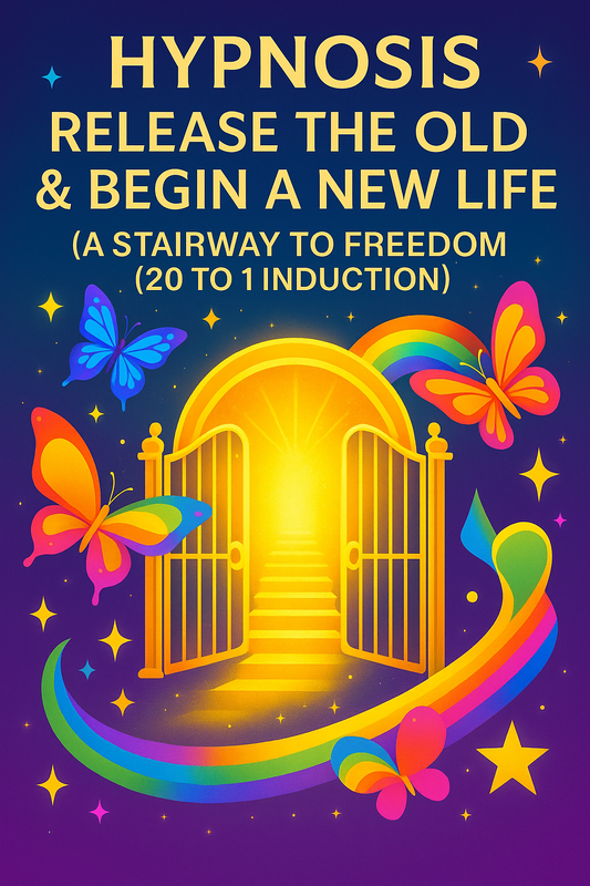 Hypnosis 🔆⚕️🔆 Release the Old & Open the Door to a New Life
(Stairway Induction 20 to 1 – Healing, Happiness, Success, Health & Love)