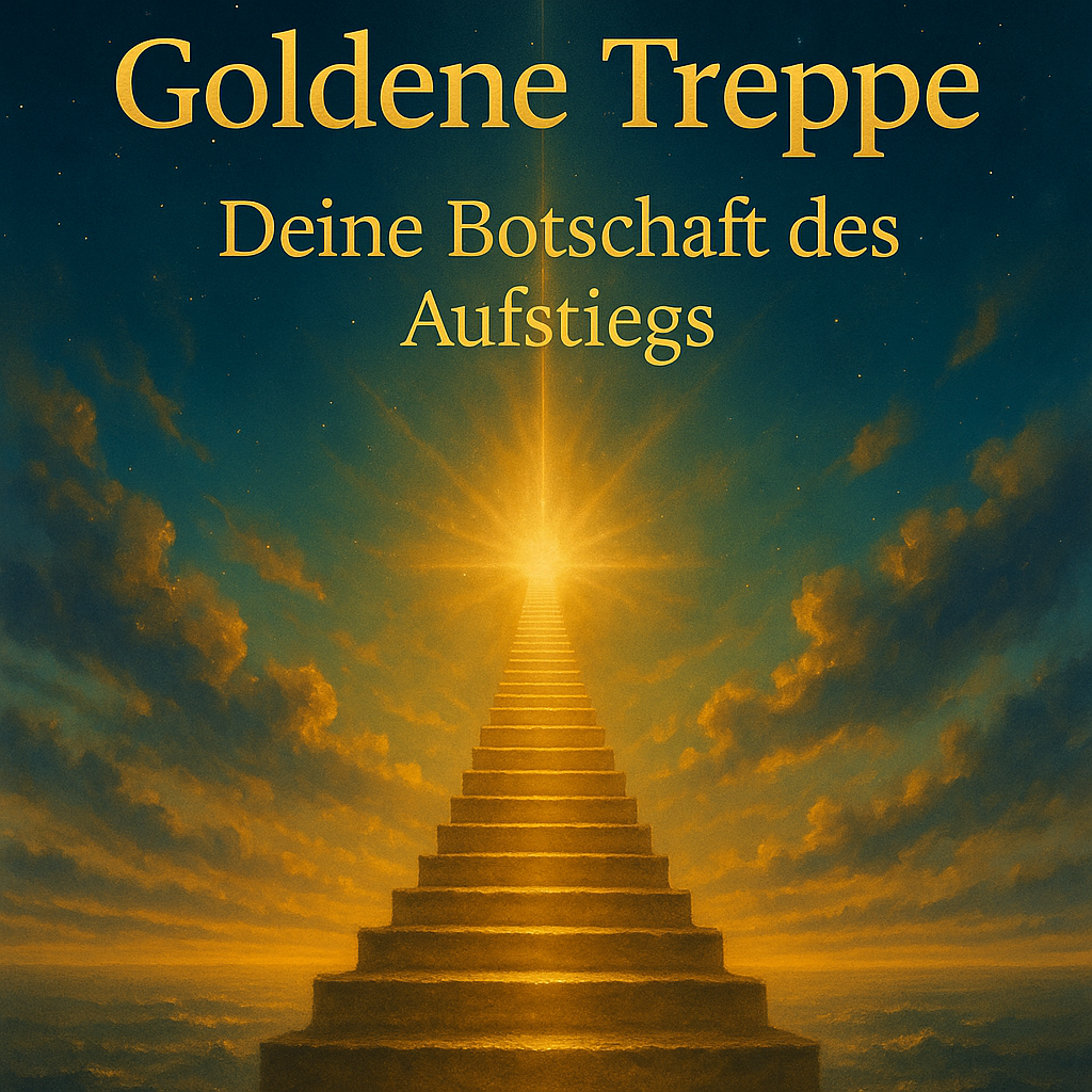 :
✨ Goldene Treppe – Deine Botschaft des Aufstiegs