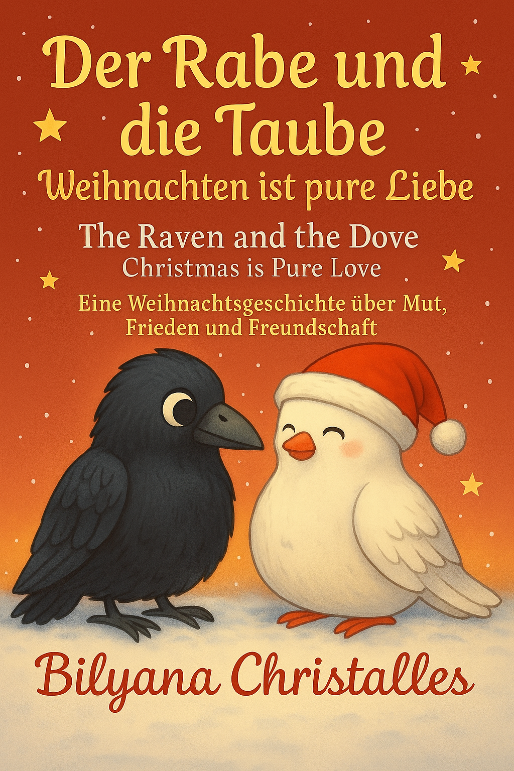 Der Rabe und die Taube – Weihnachten ist pure Liebe
Eine Weihnachtsgeschichte über Mut, Frieden und Freundschaft ❤️The Raven and the Dove – Christmas Is Pure Love
A Christmas Story about Courage, Peace, and Friendship