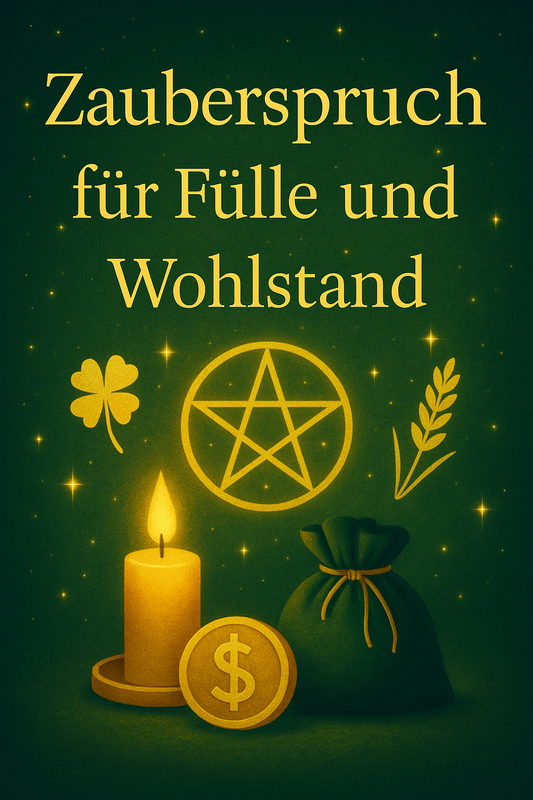 ✨ Zauberspruch für Fülle und Wohlstand ✨