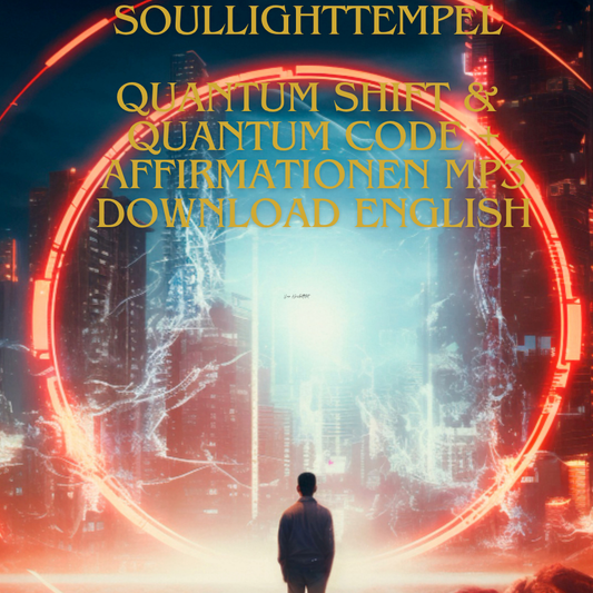 Meditation Quantum Shift + Quantum Code + Affirmationen Soullighttempel Digital Instant Mp3 Download English Paket