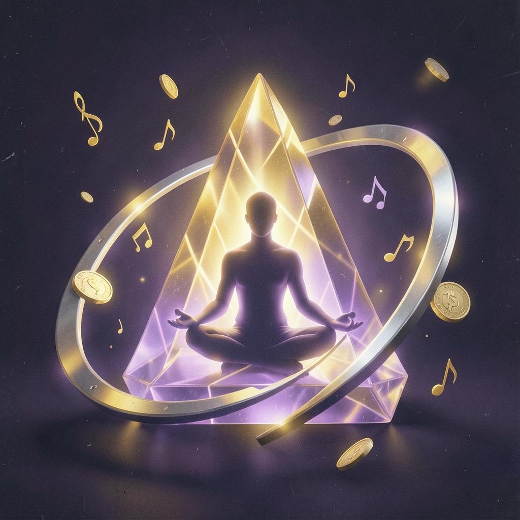 Heilreise Leben überrasche mich – Goldene Schutzpyramide für Fülle, Liebe & Wunder Sofort Digital Download Soullighttempel Bilyana Christalles