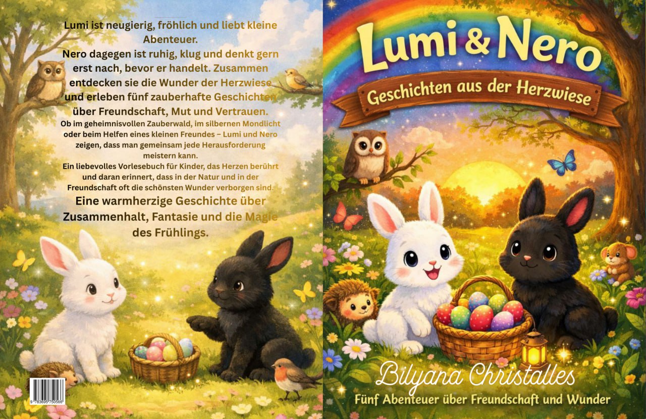 Hörbuch Lumi & Nero Geschichten aus der Herzwiese MP3 Digital Sofort Download 🐰🐇🐣🐤🌞